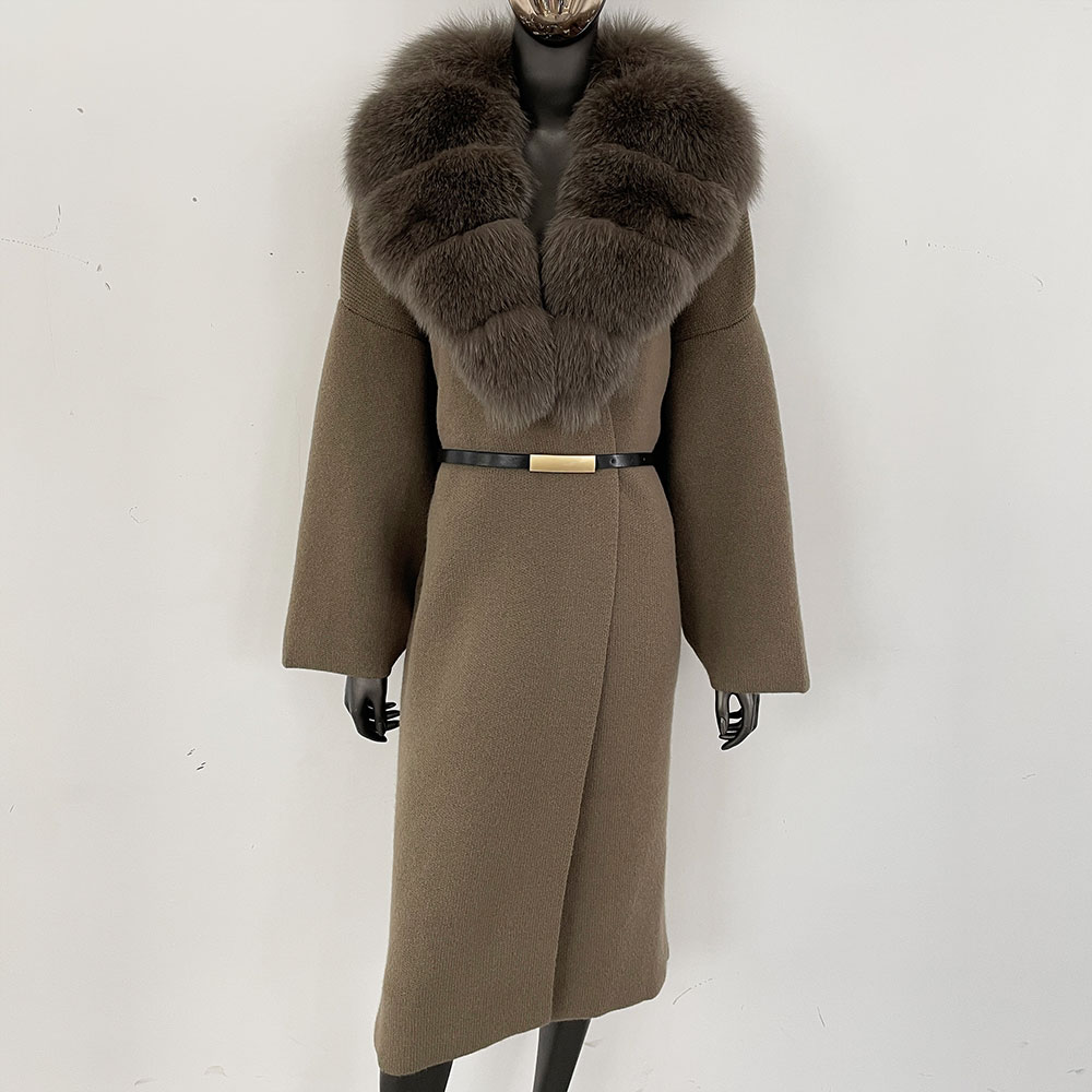 Winter Clothing Wholesale - Women's Natural Fox Fur Raccoon Fur