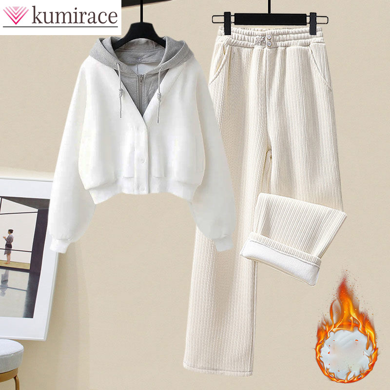 Winter Clothing Kit - Plush and Thickened Hoodie Jacket Casual