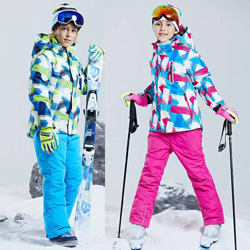 Ski Pants Waterproof - Ski Suit for Kids Skiing Snowboarding