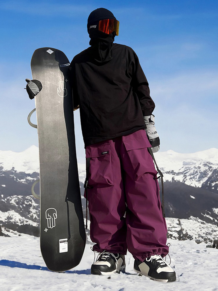 Ski Pants Waterproof - Multi-pocket Waterproof Sports Ski Pants Men