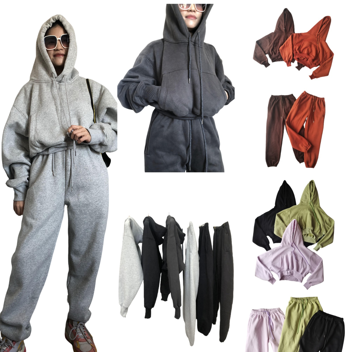 Winter Clothing Kit - Wholesale Fleece Hoodie with Jogger Pant