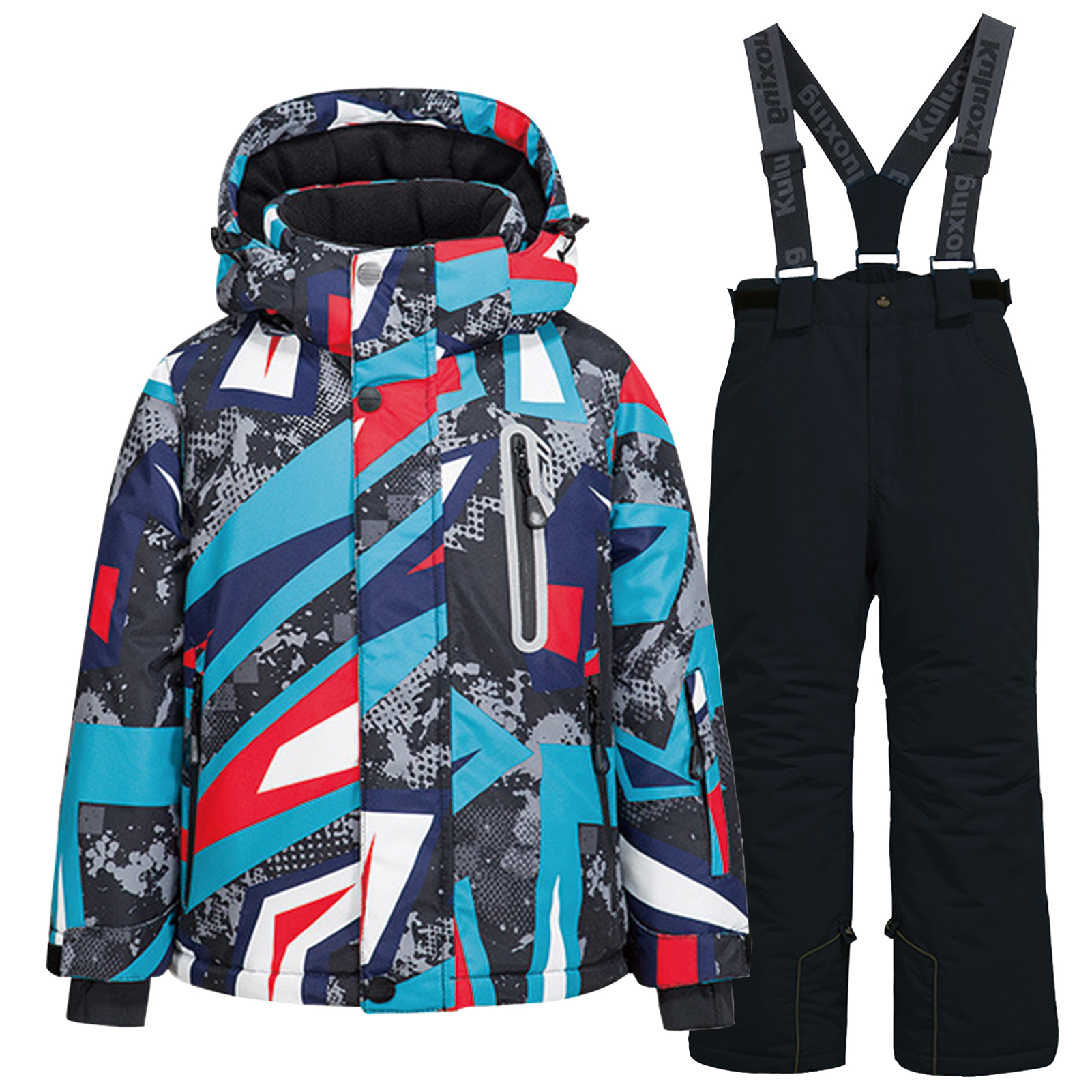 Ski Pants Waterproof - Kids Ski Suit,Warm Waterproof Windproof Thermal