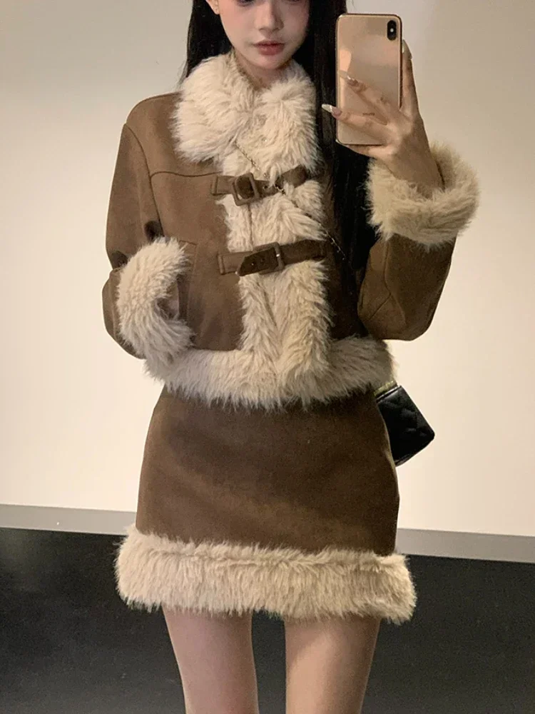 Winter Clothing Kit - Autumn Retro Faux Fur 2 Piece