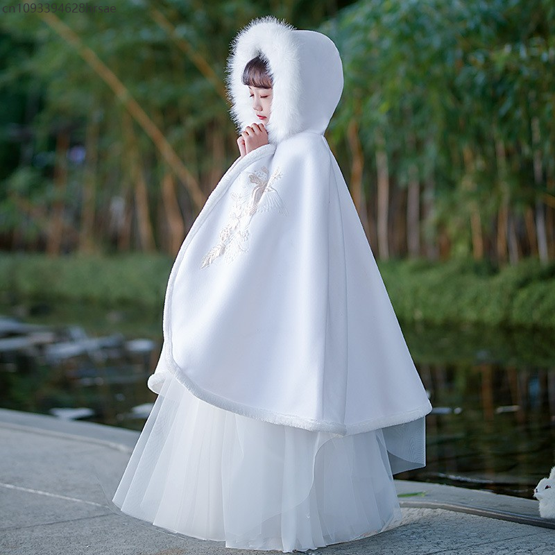 Winter Warm Thick Hanfu Cloak  - Winter Clothing In Spanish recensione e prezzo