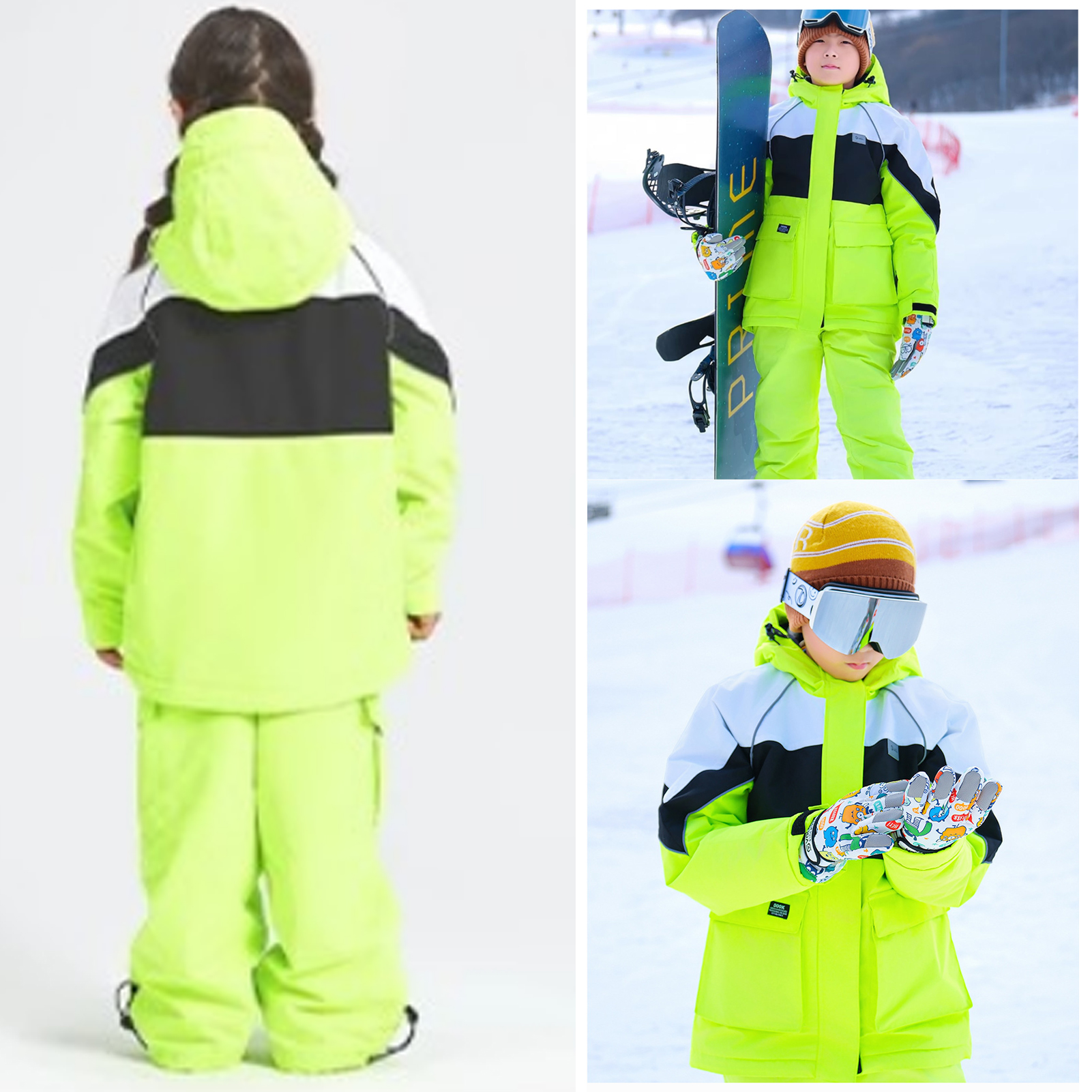 Girls Snow Suits,Hood Warm Win - Ski Pants Waterproof recensione e prezzo