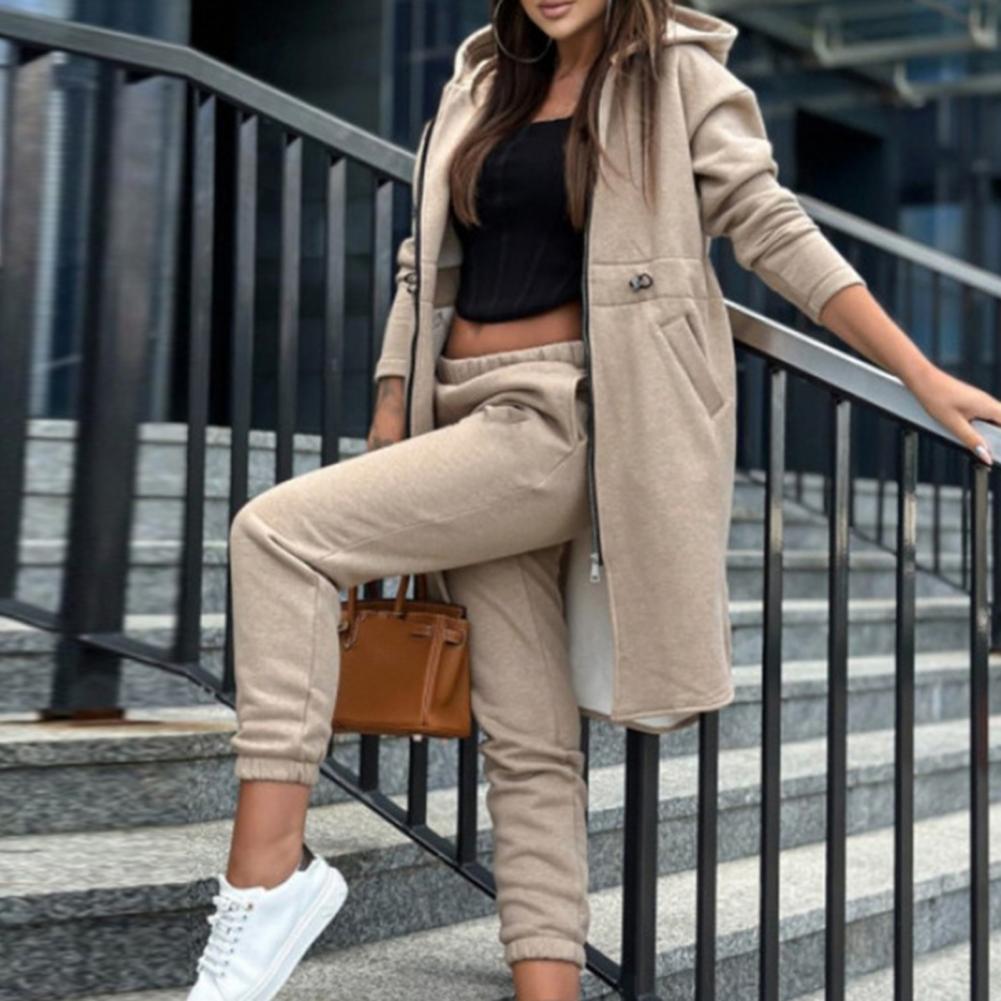 Pants Set Women Tracksuit Zipp - Winter Clothing Sale recensione e prezzo