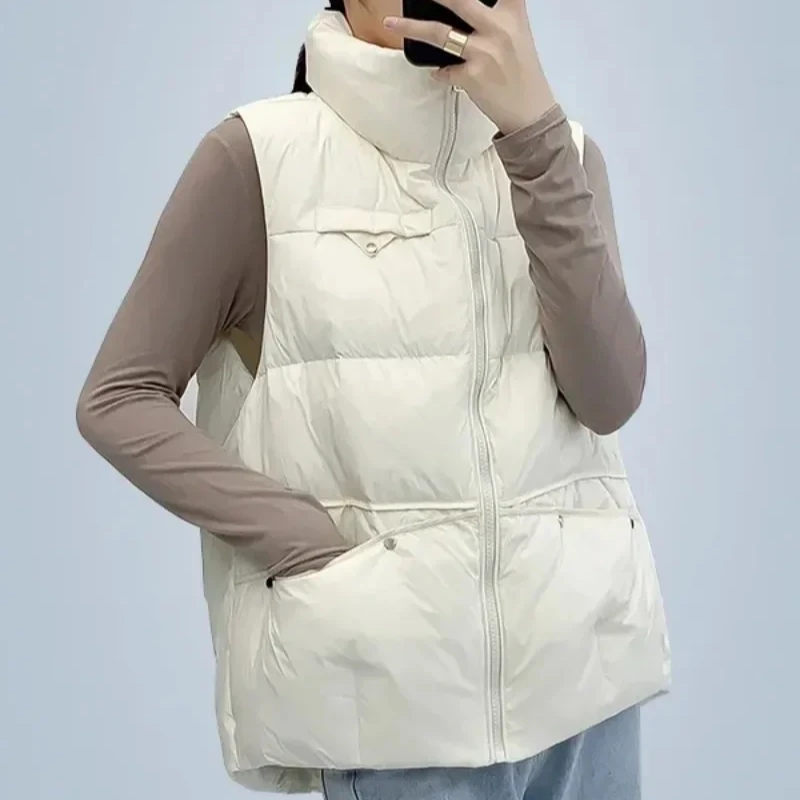 Loose Padded Cotton Waistcoat  - Winter Clothing On Sale Women'S recensione e prezzo