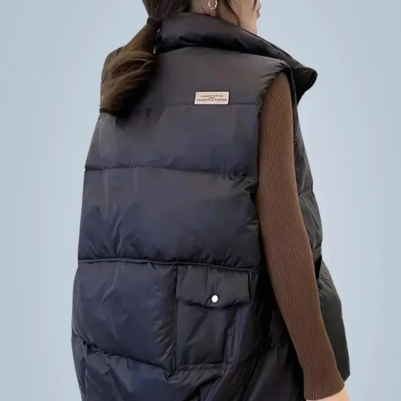 Loose Padded Cotton Waistcoat  - Winter Clothing On Sale Women'S recensione e prezzo