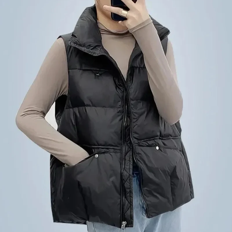 Loose Padded Cotton Waistcoat  - Winter Clothing On Sale Women'S recensione e prezzo