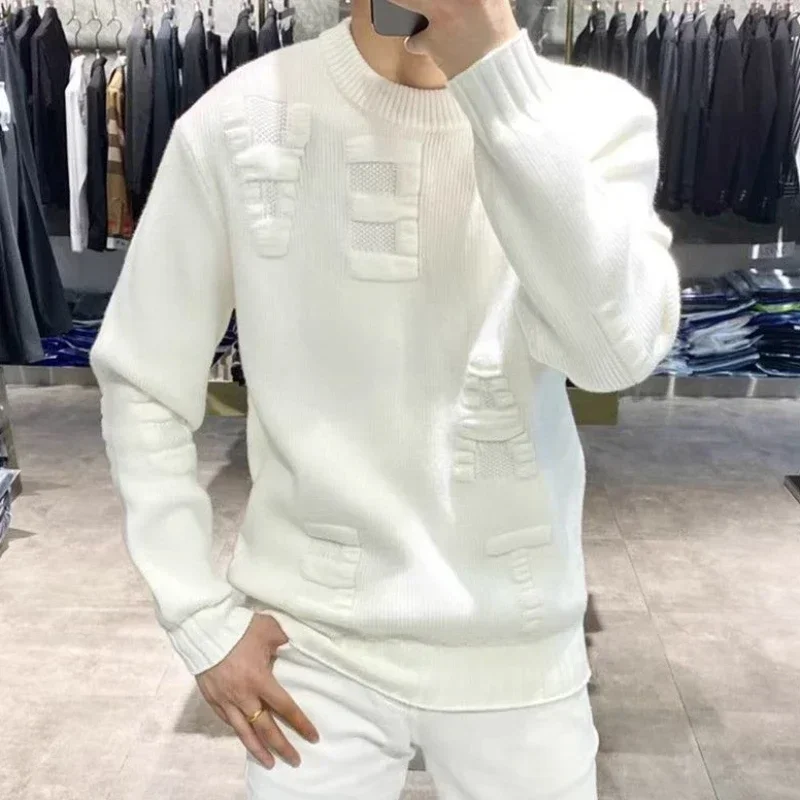Men's Clothing Green Knit Swea - Winter Clothing Korean recensione e prezzo