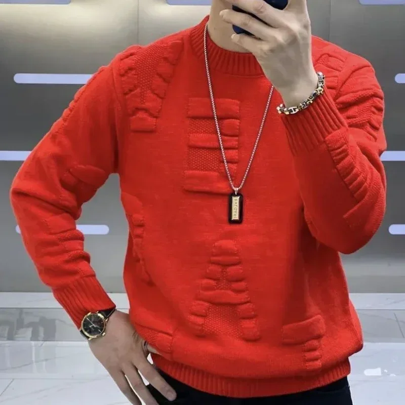 Men's Clothing Green Knit Swea - Winter Clothing Korean recensione e prezzo