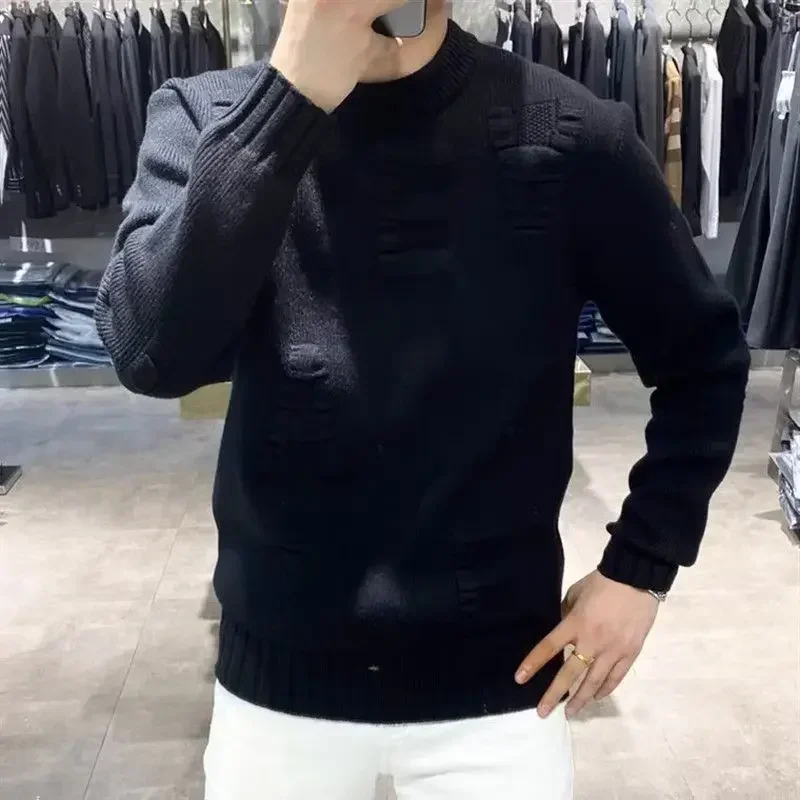Men's Clothing Green Knit Swea - Winter Clothing Korean recensione e prezzo