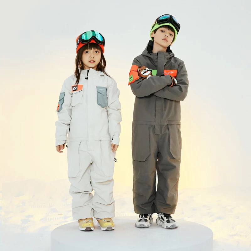 NANDN Kids Ski Clothing One Pi - Ski Pants Waterproof recensione e prezzo
