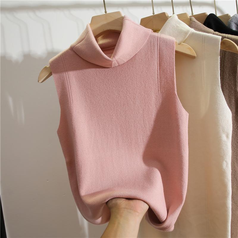Turtleneck Sleeveless Slim Fit - Winter Clothing Essential recensione e prezzo