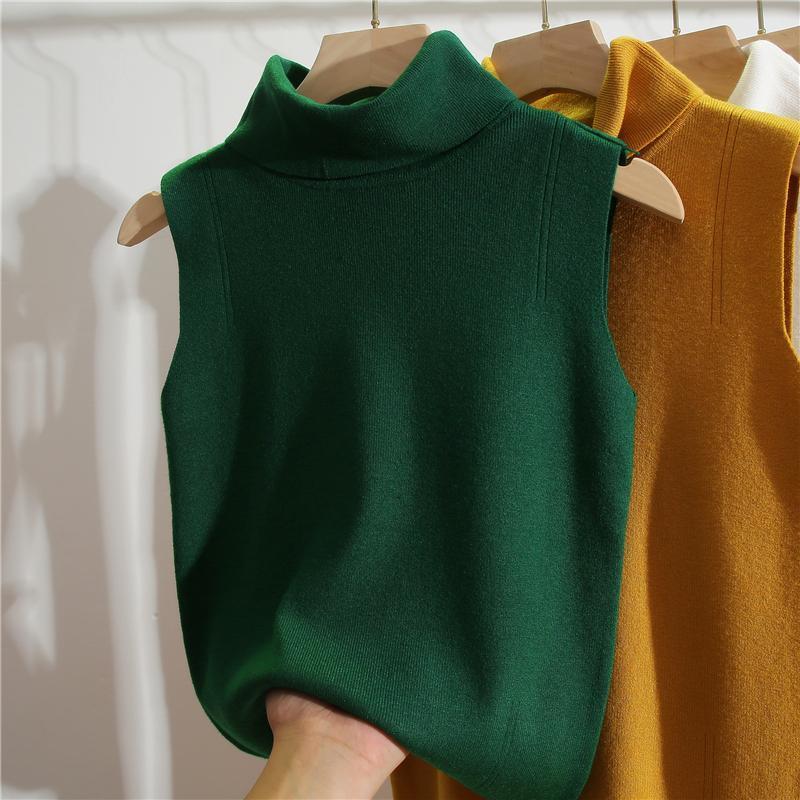 Turtleneck Sleeveless Slim Fit - Winter Clothing Essential recensione e prezzo