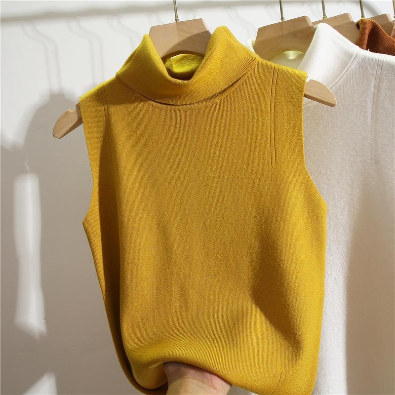 Turtleneck Sleeveless Slim Fit - Winter Clothing Essential recensione e prezzo