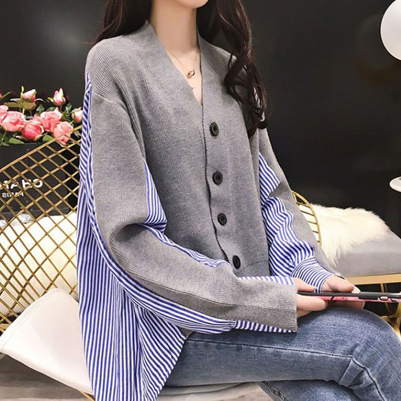 Female Korean Casual V-Neck Kn - Winter Clothing Korean recensione e prezzo