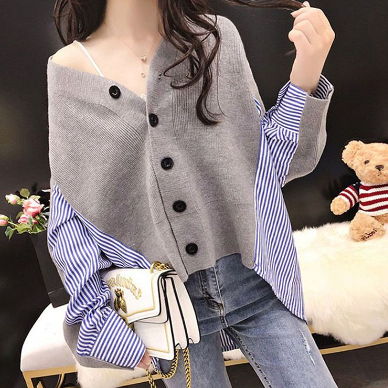 Female Korean Casual V-Neck Kn - Winter Clothing Korean recensione e prezzo