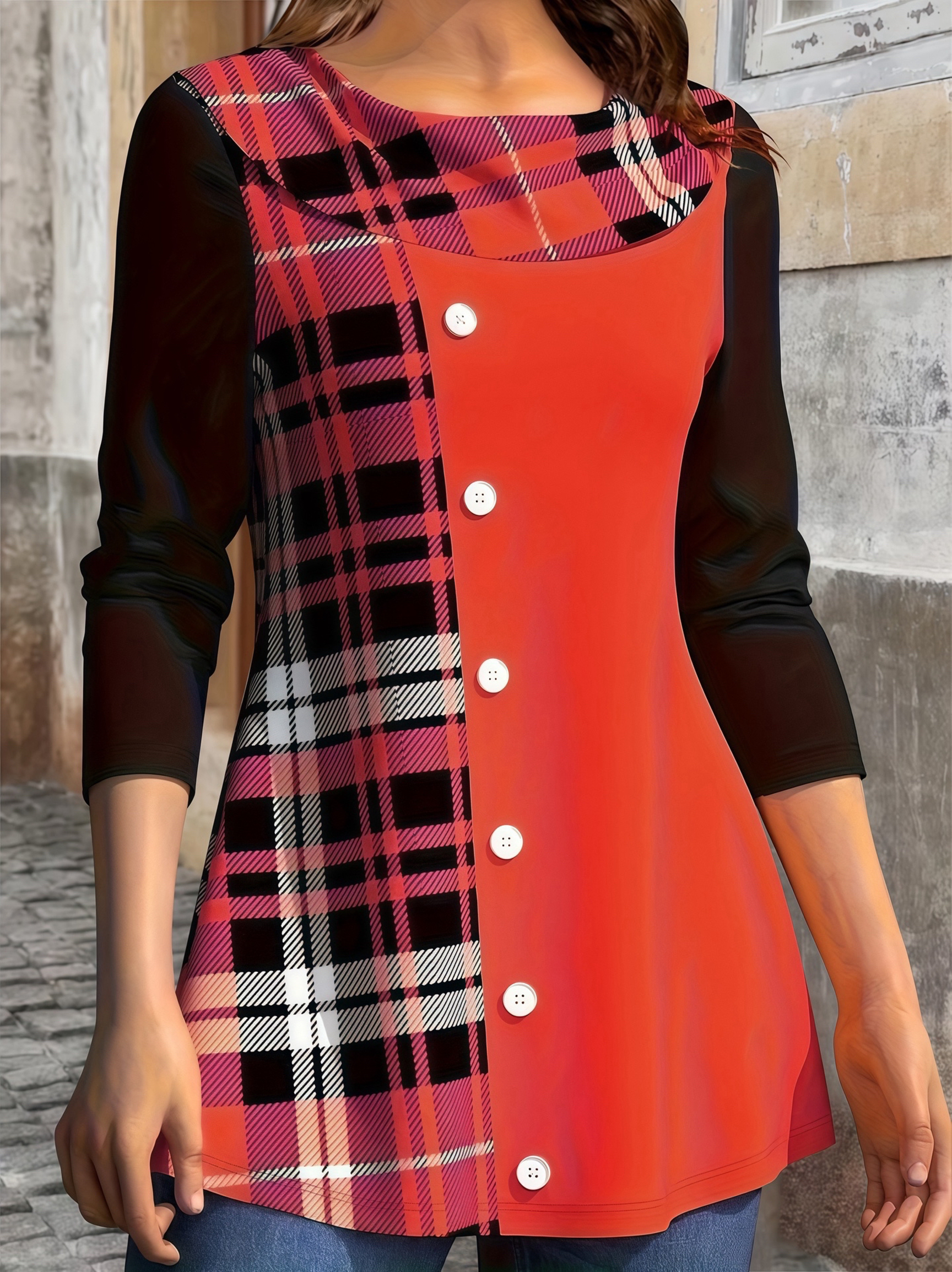 Women Plus Size Long Sleeve T  - Winter Clothing Layers recensione e prezzo