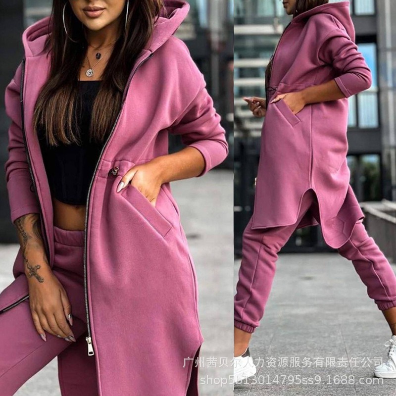 Women's Hooded Zipper Irregula - Winter Clothing Kit recensione e prezzo
