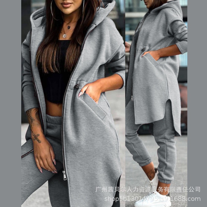 Women's Hooded Zipper Irregula - Winter Clothing Kit recensione e prezzo