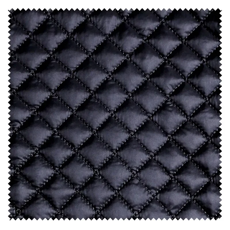 Diamond Quilted Fabric Black C - Winter Clothing Wholesale recensione e prezzo