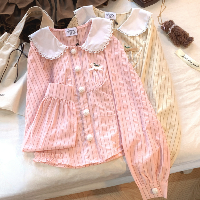 Japanese Style Kawaii Striped  - Winter Clothing Korean recensione e prezzo