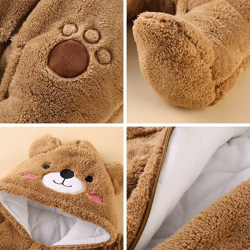 0-12M Baby Rompers Cute Bear T - Winter Clothing Toddler recensione e prezzo