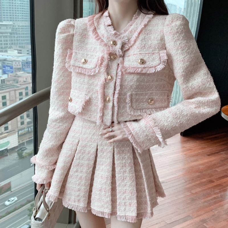 Women Elegant Tassel Y2K Korea - Winter Clothing Korean recensione e prezzo