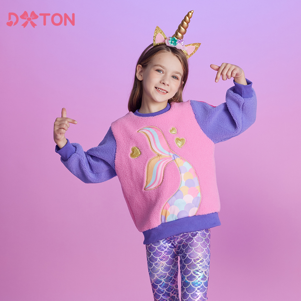 DXTON Girls Sweatshirts Polar  - Winter Clothing Toddler recensione e prezzo