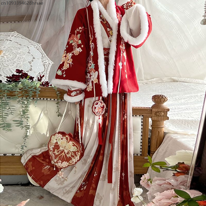 Hanfu Women's Winter New Year  - Winter Clothing In Spanish recensione e prezzo