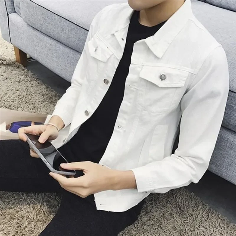 Button Casual Slim Men's Denim - Winter Clothing Korean recensione e prezzo