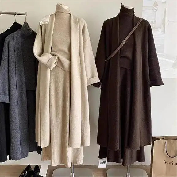 Three Piece Sets Women Long Sw - Winter Clothing Kit recensione e prezzo