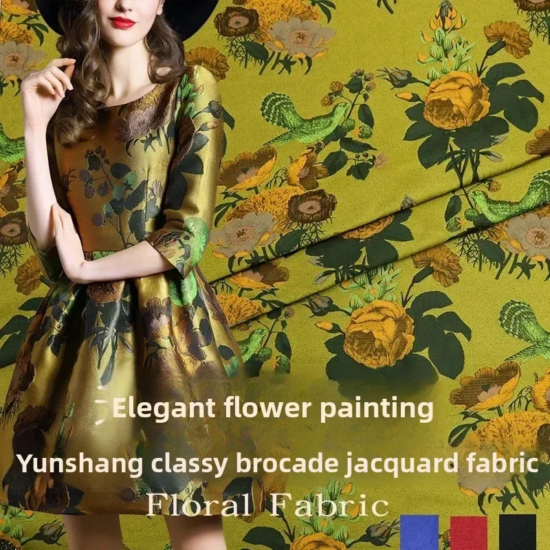 Brocade Jacquard Fabric Autumn - Winter Clothing Wholesale recensione e prezzo
