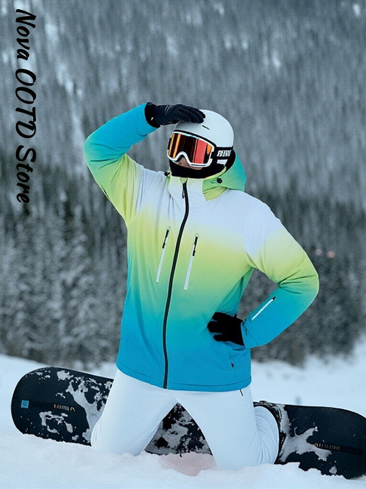 Women's Winter Ombre Ski Jacke - Ski Pants Waterproof recensione e prezzo