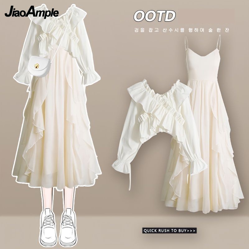 Women's Dress Set 2026 Spring  - Winter Clothing Korean recensione e prezzo