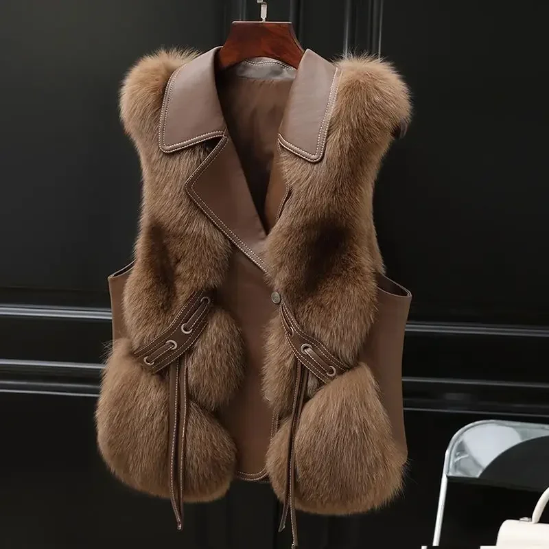 Solid Color Waistcoat Woman La - Winter Clothing On Sale Women'S recensione e prezzo