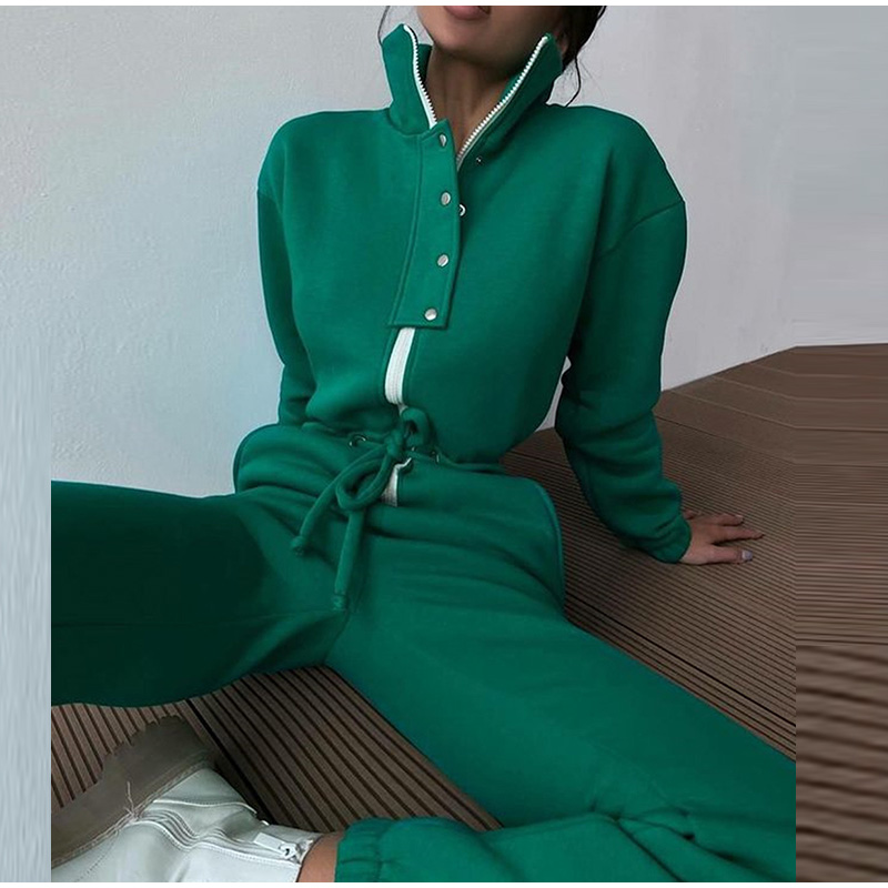 Casual Stand Collar Jumpsuits  - Winter Clothing Sale recensione e prezzo