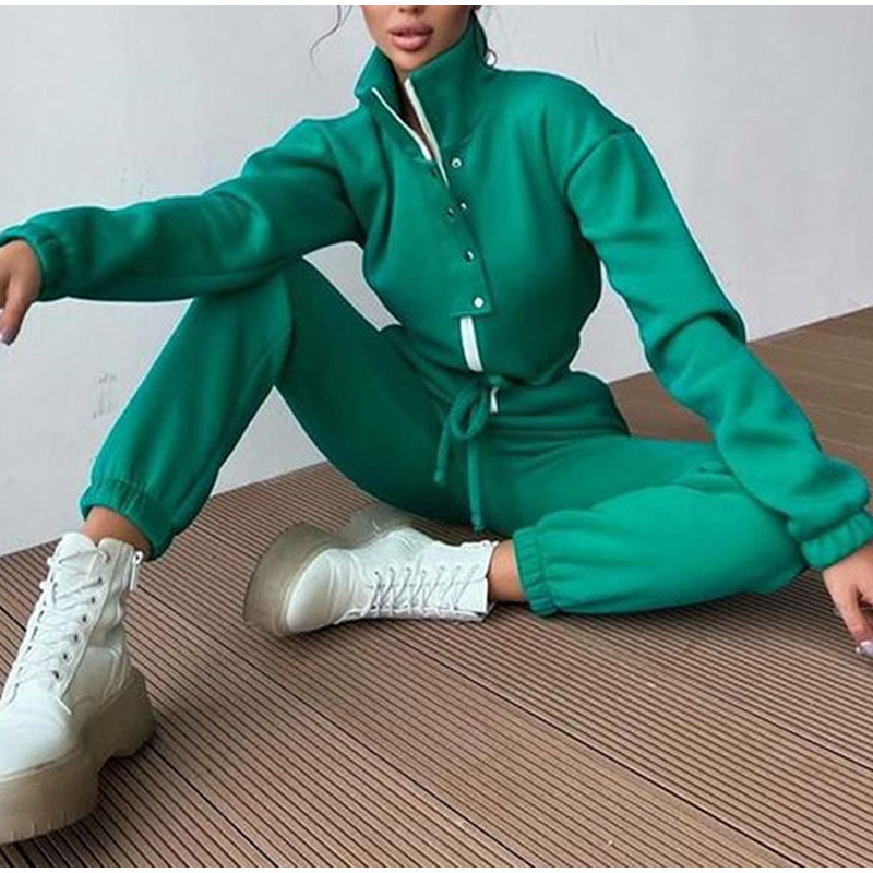 Casual Stand Collar Jumpsuits  - Winter Clothing Sale recensione e prezzo