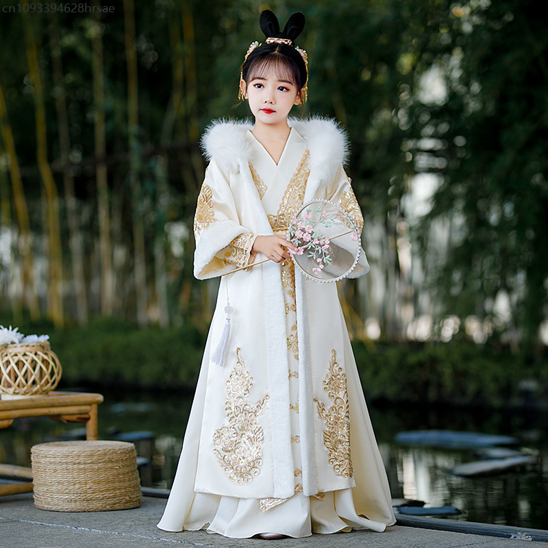 New Winter Hanfu Children's An - Winter Clothing In Spanish recensione e prezzo