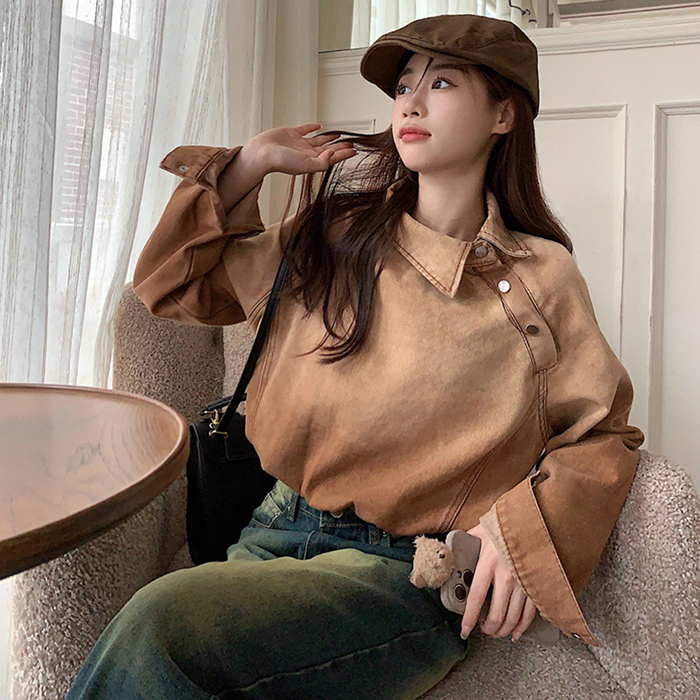 Harajuku Denim Jacket Women's  - Winter Clothing Korean recensione e prezzo