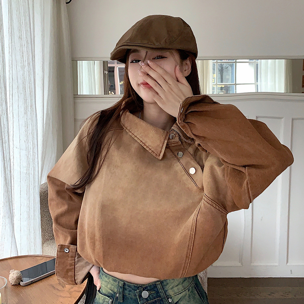 Harajuku Denim Jacket Women's  - Winter Clothing Korean recensione e prezzo